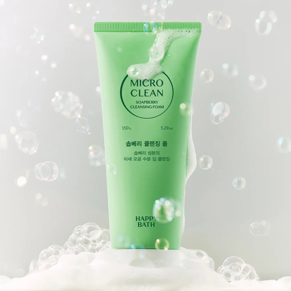 해피바스 마이크로 클린 솝베리 클렌징 폼 150G