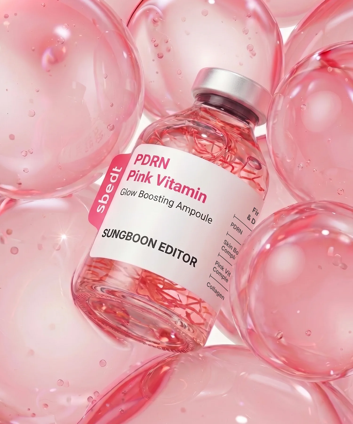 PDRN 핑크 비타민 글로우 부스팅 앰플 40ml