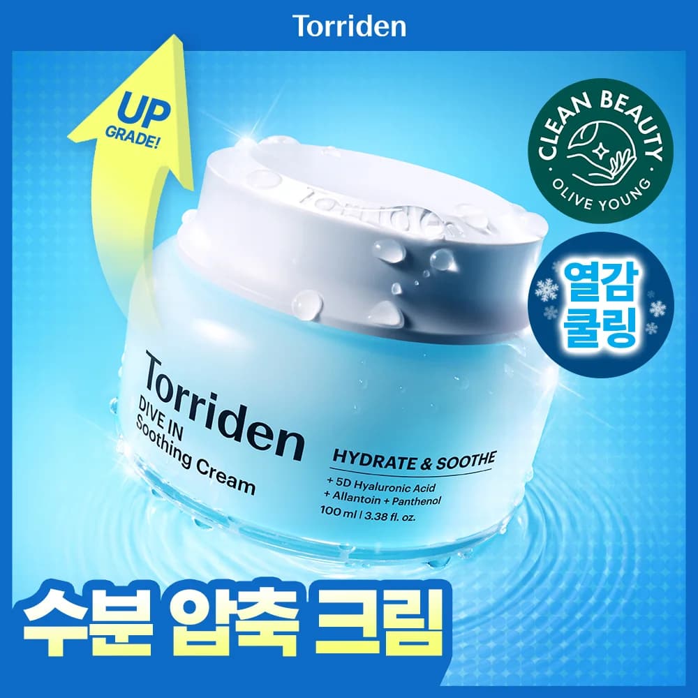 토리든 다이브인 저분자 히알루론산 수딩 크림 100ml
