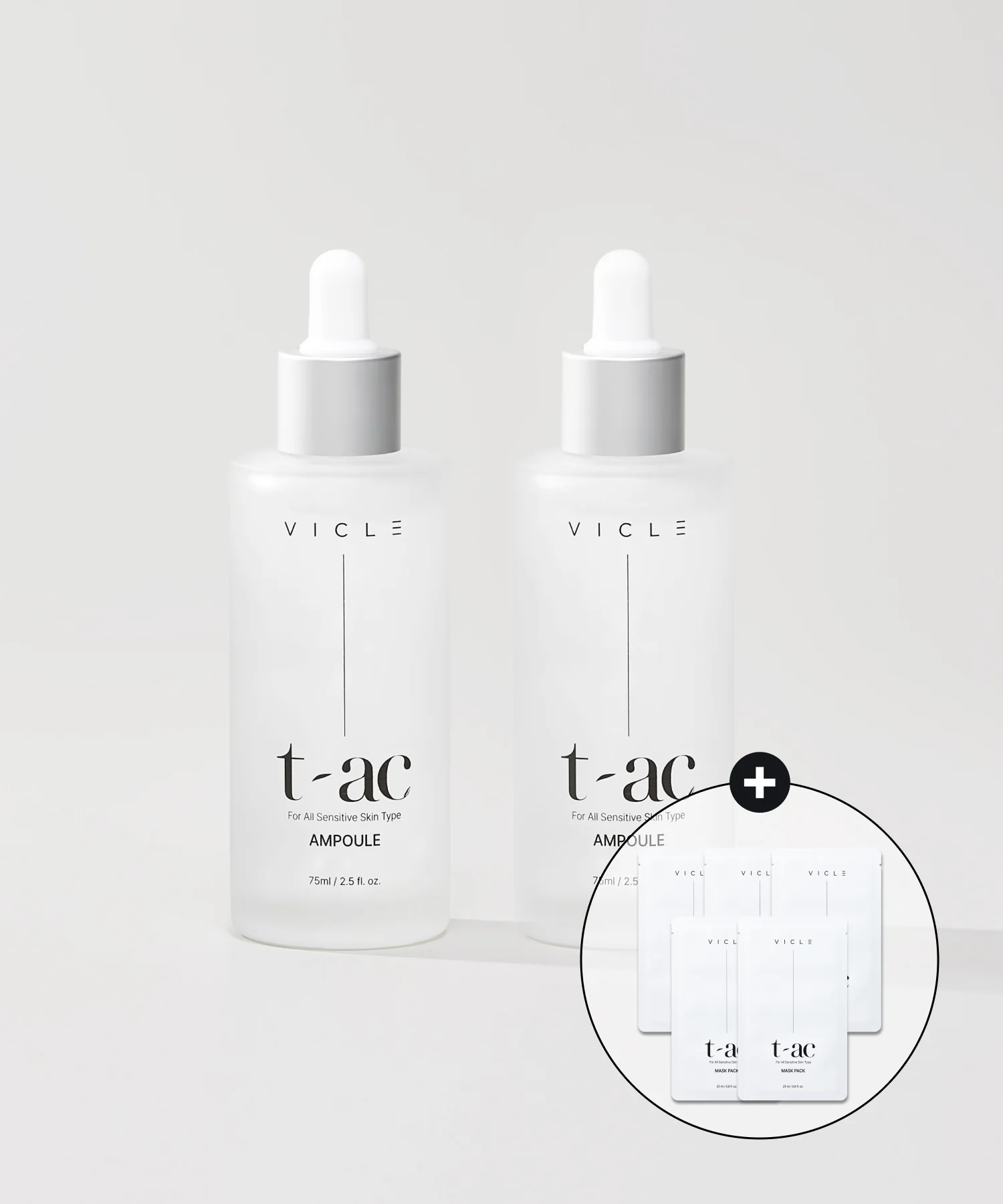 (대용량) 티아크 앰플 75ml X 2개 (마스크팩 5매 증정) (속수분/진정케어)