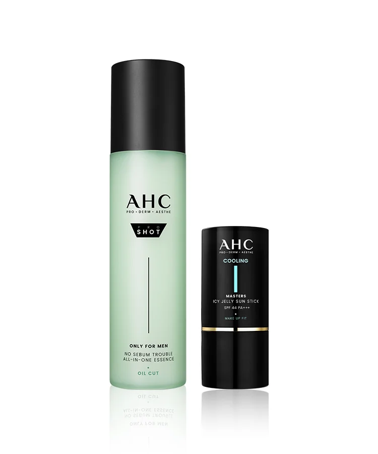 프로샷 온리 포 맨 노세범 트러블 올인원 에센스 200ml + 젤리 선스틱 14g